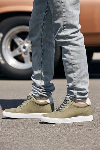 Image of CALTO Men's Invisible Height Increasing Elevator Shoes - Lightweight Lace-up Casual Sneakers - 3.2 Inches Taller