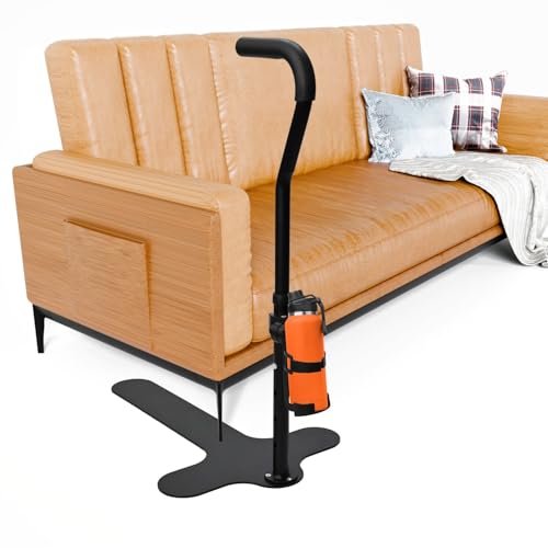 cernzard Stand Assist with Cup Holder & Safety Handle, 6-Level