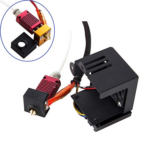 Cr-10S 3D Printers Original Replacement Parts/Accessories Full Assemble Mk8 Extruder Hot End Kits (With Nozzle 0.4Mm /0.2Mm /0.3Mm /0.5Mm) Fit For Creality 3D Printing Printer Cr-10 Cr-10S S4 S5 #TOP2
