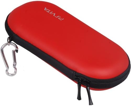 WantMall Red Hard Protective Carrying Case for PlayStation Vita PS VITA