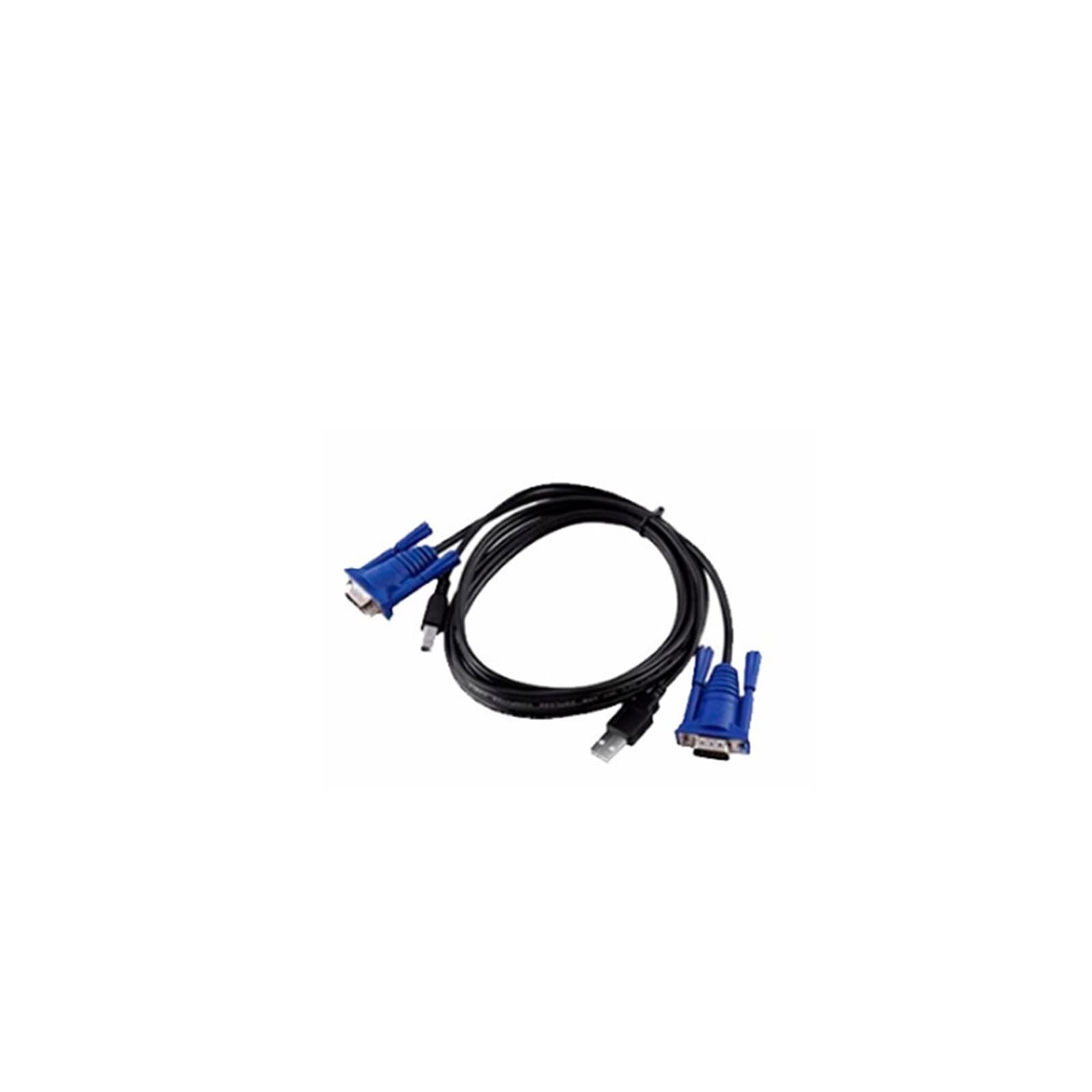 CUDTAPI 4 Port Kvm Switch USB 2.0 VGA Splitter Printer Mouse Keyboard Pendrive Share Switcher 1920 * 1440 Box Adapter(KVM lines)