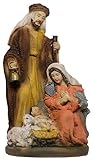 Kaltner Präsente Weihnachtsdeko: Orientalischer Krippenblock Heilige Familie, Figur Krippe...