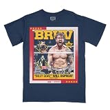 AEW X Clotheslined Apparel - Will Ospreay (Amazon Exclusive) Comfort Colors Soft Heavyweight T-Shirt Navy