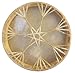ARAW American Shamanic Native Drum Calf/Buffalo Natural Hide) (14 Inches)