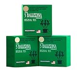 3 Pack of 3 Ballerina Tea for Men and Women (3 Boxes of 30 Tea Bags)