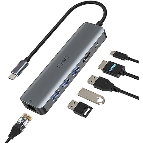 Adaptateur JESWO 6 en 1 USB C Cover