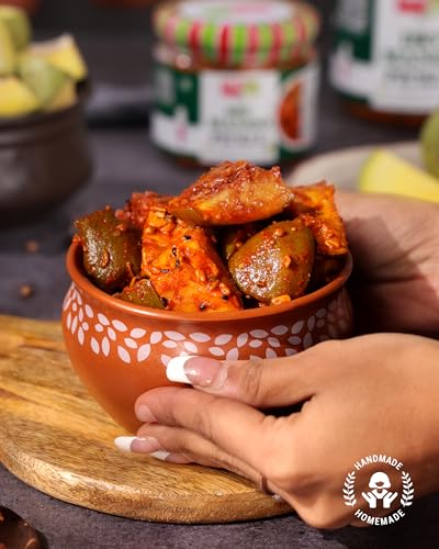 Image of Add Me Dry Mango Pickle 500g Homemade Aam ka Sukha Achar 500 gm classic mother made recipe Glass Jar