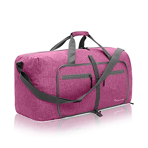 Duffel Bag 65L Packable Duffle Bag with Shoes Compartment Unisex Travel Bag Water-Resistant Duffle Bag