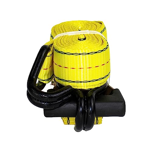 Sangle d'arrimage robuste de 3.8cm de large pour sécuriser le matériel lourd sur plateau