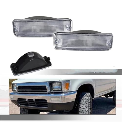Lámpara señal giro carcasas parachoques delantero para Toyota Pick Up 1989-1995 recambio 2