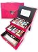 BR All In One Makeup Kit (Eyeshadow, Blushes, Powder, Lipstick & More) Holiday Gift Set (LightPink)