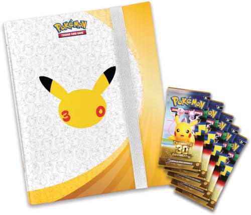 Miniatura 5 de Pokémon: Álbum Para Colecciones De Celebración 30. Aniversario De Jcc Pokémon 1 Álbum Y 5 Sobres De Mejora