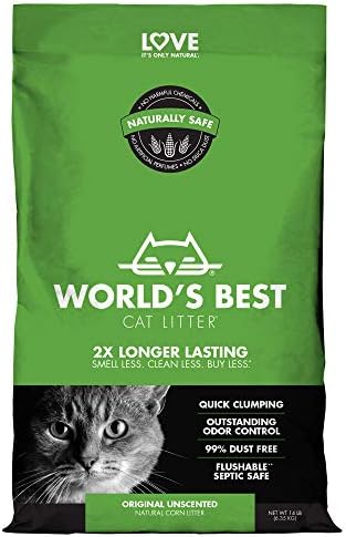 Worlds Best Cat Litter 14lb (6.35kg) Original Unscented