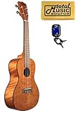 Kala KA-CEM Exotic Mahogany Concert Ukulele, Satin Finish, w/Tuner