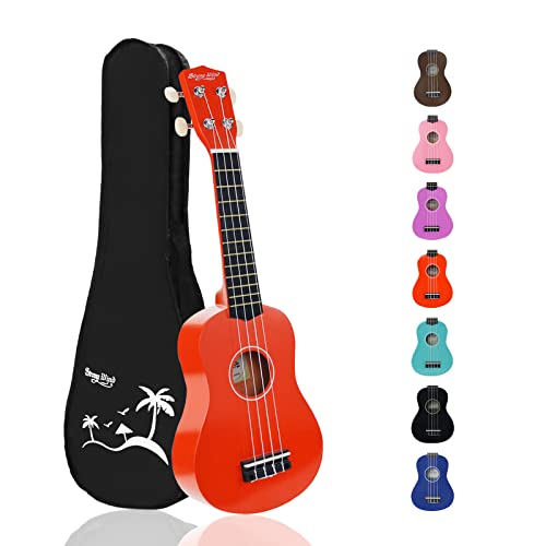 Strong Wind Soprano Ukulele - Stringed Musical Instrument Ukulele For Beginners, 21 Inch Basswood Ukelele With Gig Bag #TOP7