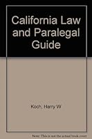 California law and paralegal guide 0910553440 Book Cover