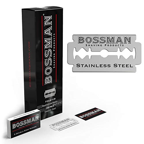 BOSSMAN DOUBLE EDGE REPLACEMENT BLADES (100 PACK)