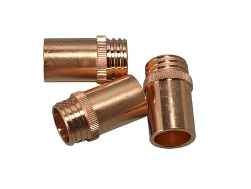 RIVERWELD MIG Welding Torch Gun Gas Nozzle 24CT-75S 3/4" 19mm Orifice for Tweco No.4, Medium to Heavy Duty and Lincoln Magnum 400A Pack of 3