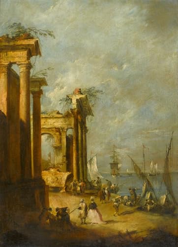 Impression de arts de qualité supérieure : les Ruines romaines de Francesco Guardi