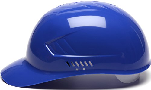 Pyramex Ridgeline 4 Point Glide Lock Suspension Bump Cap, Blue #TOP2