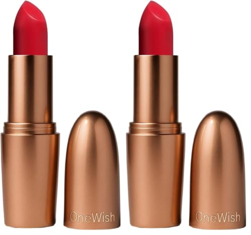 Image of One Wish Creamy Matte Lipstick Long Lasting for Women - Queen of Hearts Shade 10 | Full Coverage | Creamy Formula | No Flaky Lips | No Dryness| High-Pigment |SPF | Vitamin E, Almond Oil & Shea Butter for Moisturising Lip | 8 Hrs Lasting | Smooth Finish | 3.8 gm