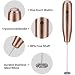 Mousseur à Lait électrique Portable - Pour Café, Cappuccino, Chocolat - Acier Inox, Piles AA