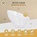 R-kay 6 Pack Angled Candy Bowls - Clear Plastic bowls 20 Oz - Premium Plastic Serving Bowls Disposable Heavy Duty For Weddings Catering, parties, And All Occasions (Clear, Medium)