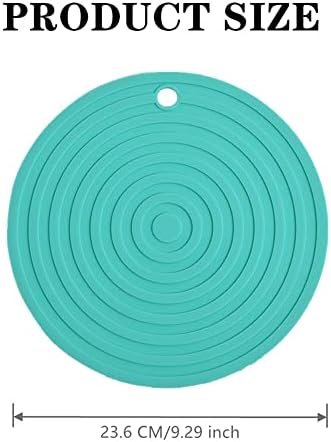 2 PCS Silicone Pet Food Mat Waterproof Bowl Place-Mat Non-Slip for Medium and Small Pet, Grey, Green (DYDY09)