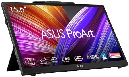 ASUS ProArt PA169CDV Pen Display Monitor, 15,6', IPS, 4K UHD, WAC...