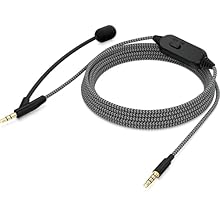 High-performance headphone audio extension cable with boom microphone and in-line control Upgrade your favorite headphones into a versatile headset for clear VoIP, conference calls, e-learning and gaming Super-responsive noise-cancelling microphone d...