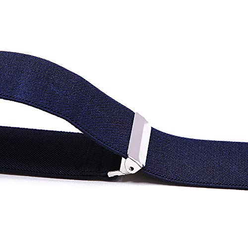 KANGDAI Robusto Uomini Braces 6 Fibbie Y Indietro