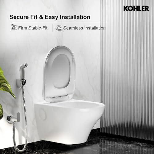 Image of Kohler Apt Wall-hung Round-front Toilet with Skirted Trapway
