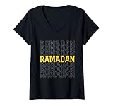 Photo Gallery donna buon ramadan, islamic ramadan kareem digiuno musulmano maglietta con collo a v Photo Gallery donna buon ramadan, islamic ramadan kareem digiuno musulmano maglietta con collo a v