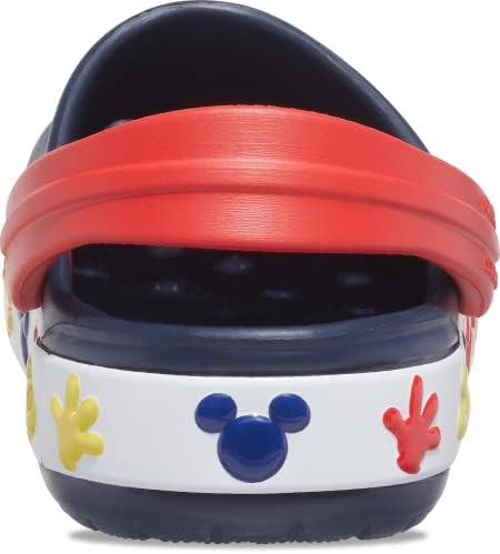 Crocs Kids' Mickey Mouse Light Up Clog | Disney Light Up Shoes, Navy/White, 6 Toddler | Image 1