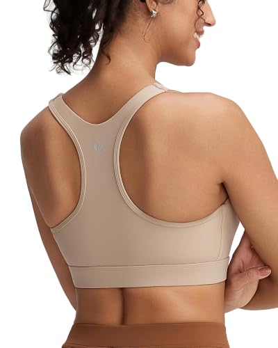 Image of RUNNING GIRL High Impact Sports Bra,Racerback Sports Bras for Women High Support Molded Cup Workout Bra with Sewn in Pads