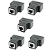 Produktbild Kongnijiwa 5Pcs / Set 2-Wege-CAT6 RJ45-Koppler In-Line-Koppler Ethernet-Kabel-Ergänzung-Adapter-Verbindungs 8P8C