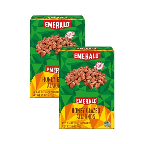 Emerald Honey Glazed Almonds, 12 Ct, 15 Oz (Pack of