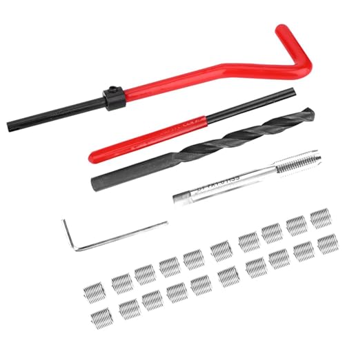 Tap and Die Set Metric and Standard USA Made, Rethreading Tool Kit Portable Rethreading Tool Kit, Automotive Engine Motor Stud Screw/Fastener Tap, Thread Repair Kit for Restoring Rethread