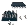 Grill Daddy GD19162BB PRO Replacement Brush, Black and Silver