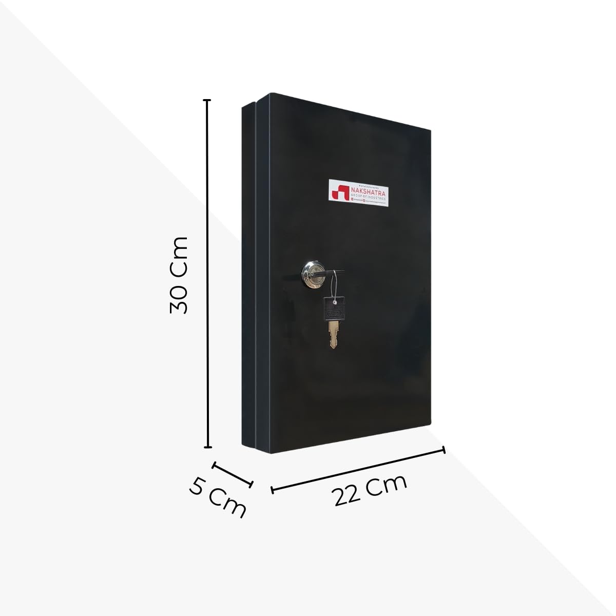 StayHappy 24-Key Lockable Key Storage Box for Hotels & Offices 4
