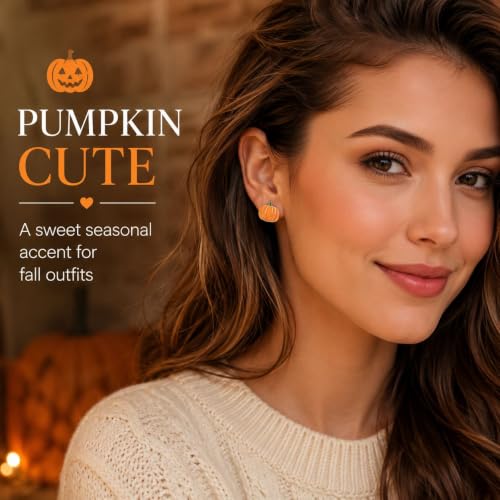 Halloween Earrings Studs Set Cute Ghost Pumpkin Bat Jewelry Gift by Dcfywl731 - Used condition - Image 4