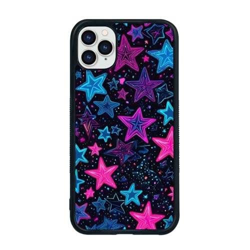 qizjio Y2K Phone Case Shockproof Protective Star Phone Cases for iPhone 11 Pro Max