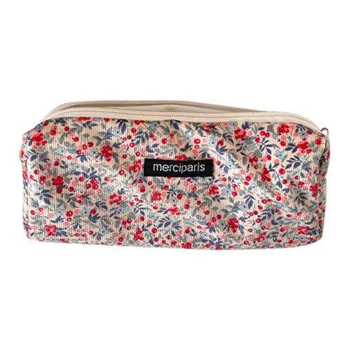 Qiwenr Pencil Case Pencil, Teenage Pen Case, The Cute Cartoon Small Bag can be Used as a Cosmetic Bag, and is Easy to Carry(Beige)