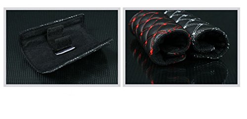 Fochutech Auto Car Handbrake Gear Shift Cover Handle Hand Break Protect Accessories Case Sleeve Universal Stick Anti-Slip Sports Automotive (1 Set White) #TOP5