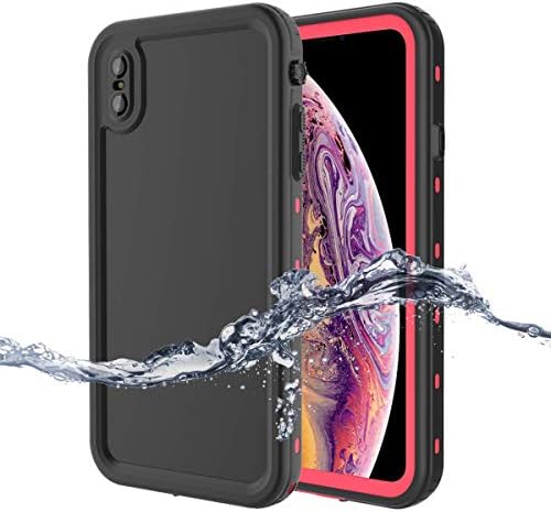 Funcilit Waterproof Case for iPhone XR, iPhone XR Waterproof Case iPhone XR Case Waterproof Shockproof Snowproof Clear Slim Case for iPhone XR (6.1 inch)
