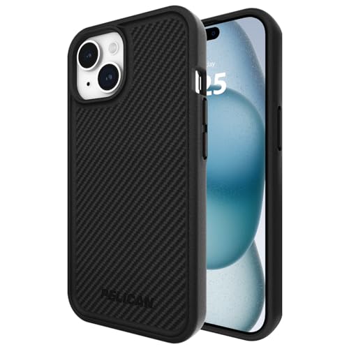 Image of Pelican Protector Series - Case 6.1 inch [Compatible with Magnetic Accessories] Magnetic Phone Case w /Anti-Scratch Technology [15FT MIL-Grade Drop Protection] Rugged, Heavy Duty Cover for - Carbon