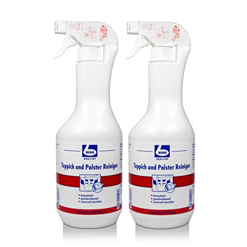 2x Dr. Becher Teppich und Polster Reiniger 1 Liter