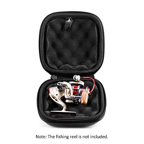 LIXADA Fishing Reel Bag Shockproof Waterproof Spinning Reel Protective Cover Fishing Tackle Storage Case for Spinning Baitcasting Trolling Reel - Thumbnail 4