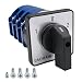 Baomain Rotary Cam Changeover Switch LW28-125/3 660V 125A ON/Off/ON 3 Position