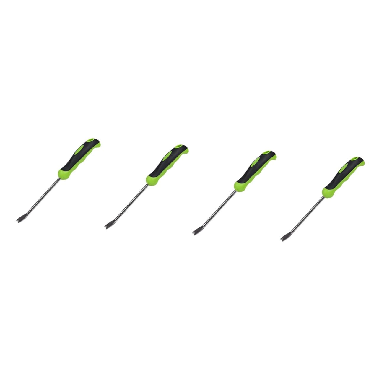 jojofuny 4piezas Herramienta De Jardinería Manual Para Deshierbe Extractor De Plantas Multiusos Mango Ergonómico Para Facilitar El Trabajo El Jardín